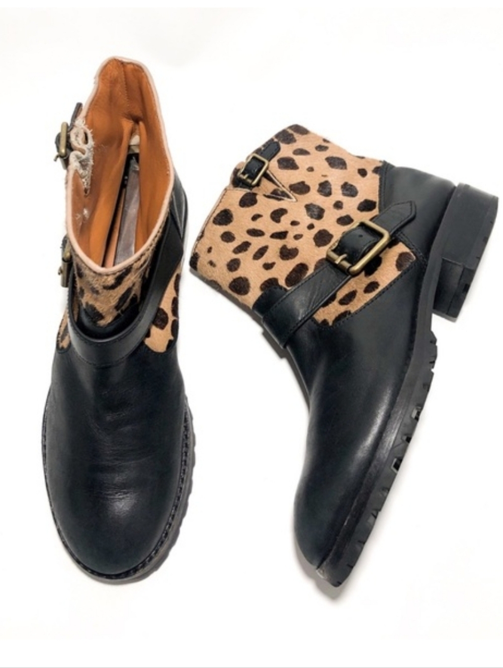 《 Marc Jacobs 》 Black Leather Engineer Boots